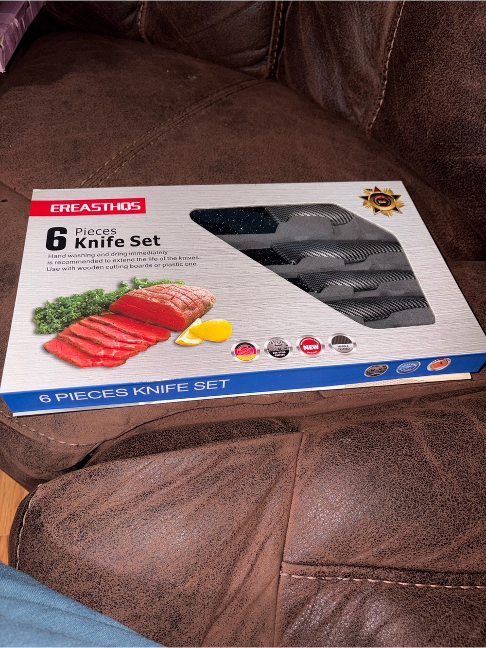 6-Piece Knife Set - Black